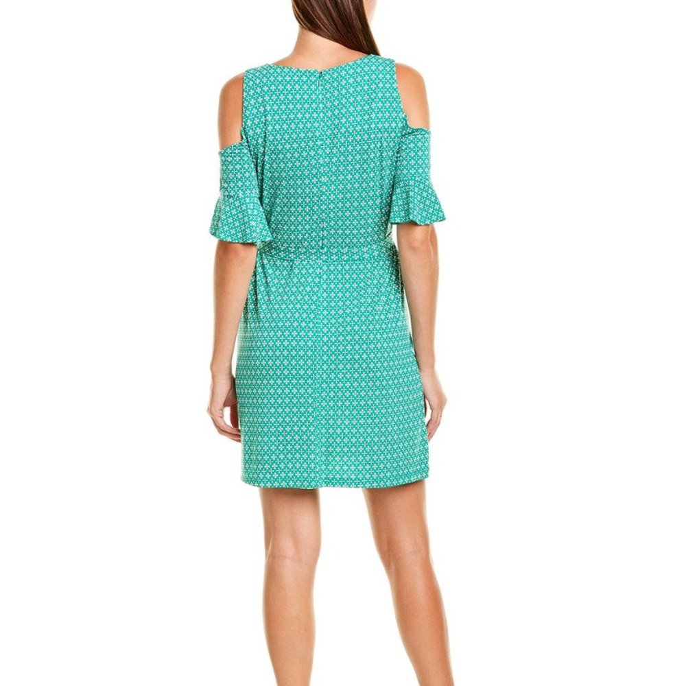 DONNA MORGAN COLD-SHOULDER SHIFT DRESS - Picture 2 of 4
